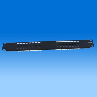 ZH-PP03 CAT5E 16 PORTS UTP PATCH PANEL
